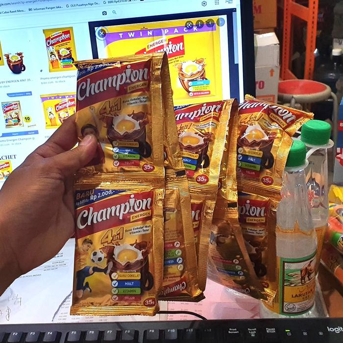 Gambar RENTENG 10*35GR - ENERGEN 4IN1 CHAMPION SEREAL INSTAN / ENERGEN RTG dari TokoONLINE2024 undefined Tokopedia