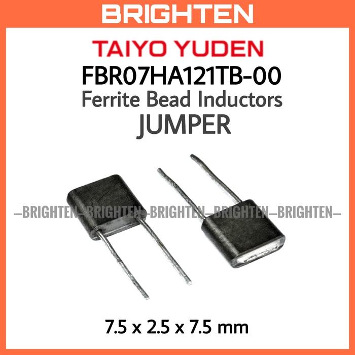 Jual TAIYO YUDEN FBR07HA121TB00 Ferrite Bead Inductors Jumper Filter