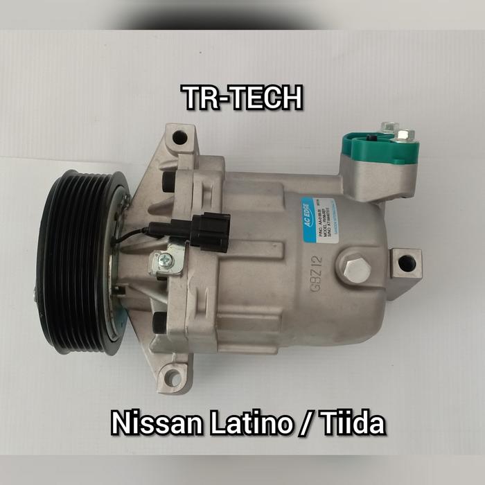 Gambar compresor kompresor ac mobil nissan GRAND livina lama L10 SANDEN EDGE dari TR-TECH undefined Tokopedia