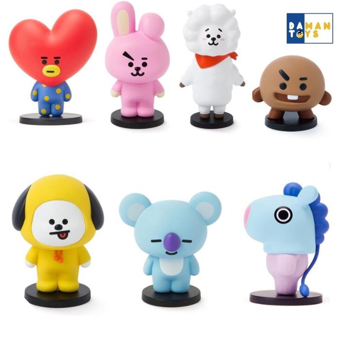 Gambar BTS TINY TAN / FIGURE BTS MINI FIGURE /BTS KPOP PAJANGAN MINIATUR - Dance BT21 dari BT21X undefined Tokopedia