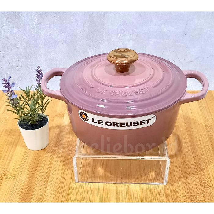 Gambar Le creuset original ROUND DUTCH OVEN 20cm - Mauve Pink dari Celiebox undefined Tokopedia