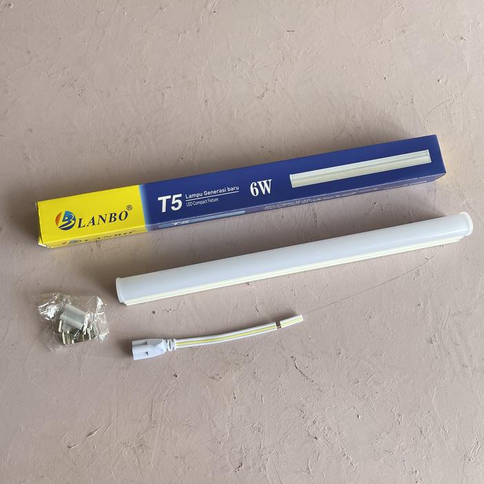 Gambar Lampu TL T5 LED 30cm /60cm/90cm/120cm | Lampu TL LED LANBO - 6W, Warm White dari CLNT Lighting undefined Tokopedia