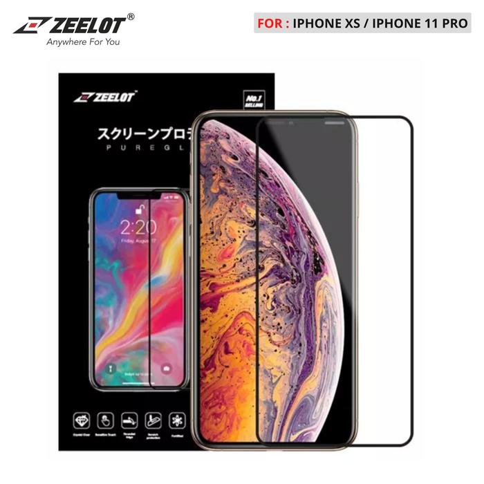 Gambar ZEELOT Pureglass Tempered Glass for Apple Iphone XS Iphone 11 Pro - CLEAR dari Zeelot Indonesia undefined Tokopedia