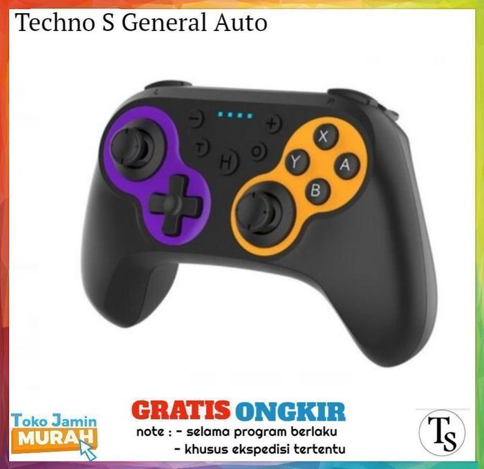 Gambar Stik T31 Mini Gamepad Wireless Controller T31 for Nintendo Switch - T31 UNGU ORANGE dari Techno S General Auto / TSGA undefined Tokopedia
