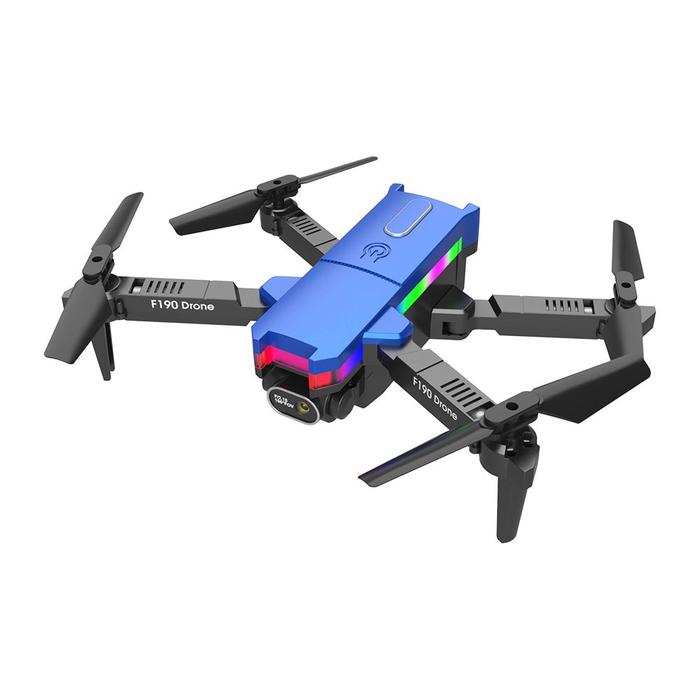 Gambar Drone MINI F190 4K HD WIFI FPV Kamera Sudut Lebar Pintar RC Quadcopter - BIRU dari TSL Indonesia undefined Tokopedia