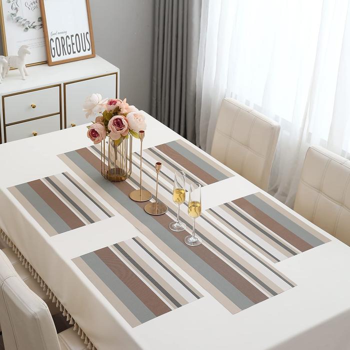 Gambar Table Runner / Taplak Meja Panjang PVC - 30x135 cm dari Sejati Official Store undefined Tokopedia