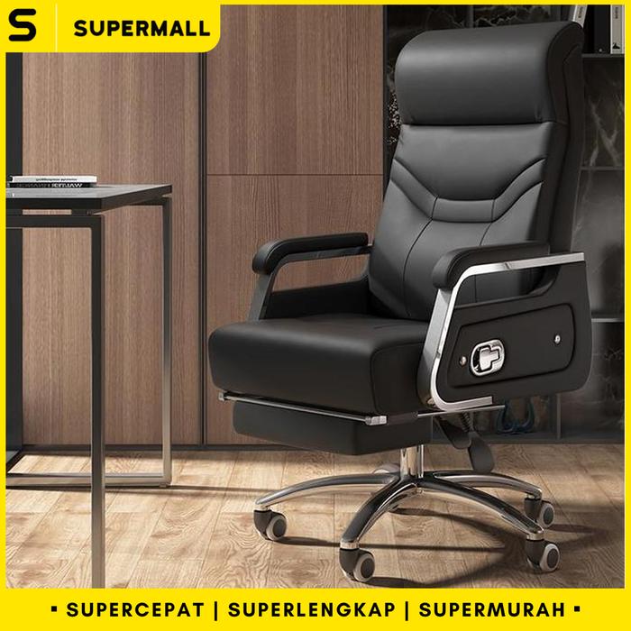 Promo SUPERMALL Director Chair Kursi Direktur Kursi Kantor Office Chair  Hitam Wood di Supermall Nusantara Tokopedia
