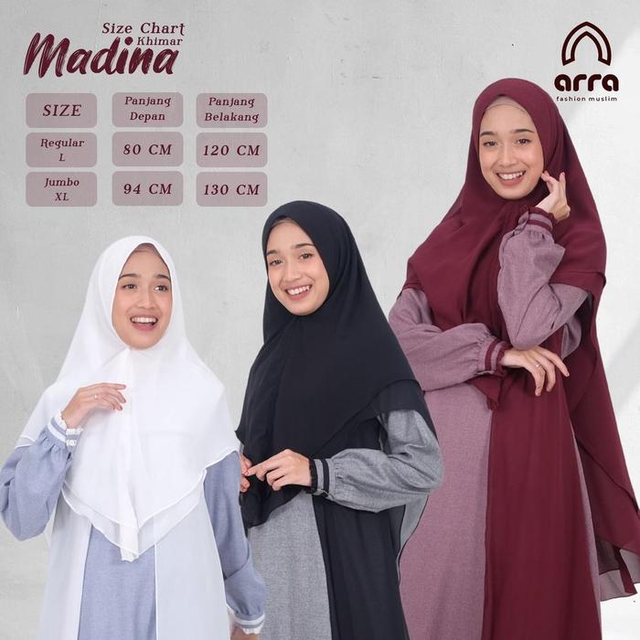 Gambar BAJU COUPLE MUSLIM SERIES ARRA SARIMBIT MADINAH COUPEL KELUARGA 4 AYAH - KERUDUNG DEWASA, XL dari Ummu Janah undefined Tokopedia