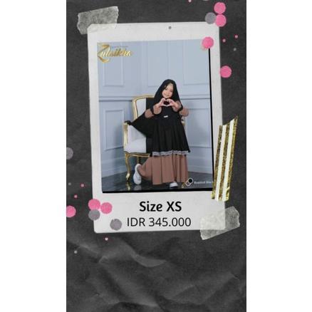 Gambar gamis sarimbit Zulaikha Yusuf by Aden hijab - Gamis kids xs dari Ummu Janah undefined Tokopedia