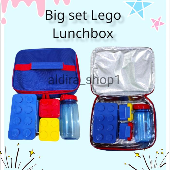 Gambar Big set Lego Lunchbox Biru Technoplast dari aldira_shop1 undefined Tokopedia