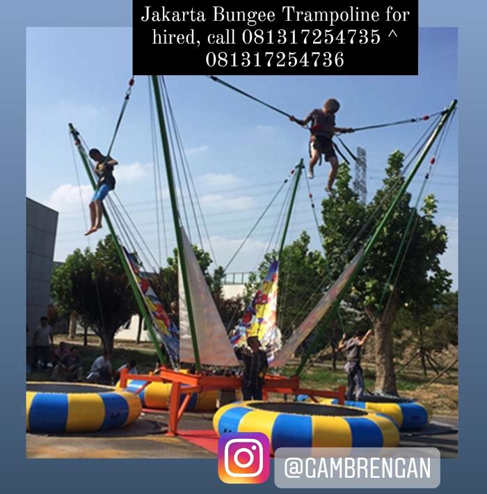 Jual Sewa Bungy Trampolin Jakarta Rental Bungee Trampoline event