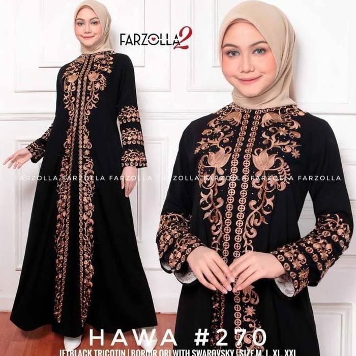 Gambar Abaya Bordir Gamis arab Hitam Abaya hitam turkey bordir - Turkey 1227, M dari Ummu Janah undefined Tokopedia