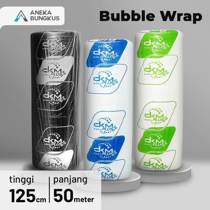 Gambar Plastik Bubble Wrap Pembungkus Barang 125cm x 50m - Standar, Bening Hijau dari Aneka Bungkus undefined Tokopedia