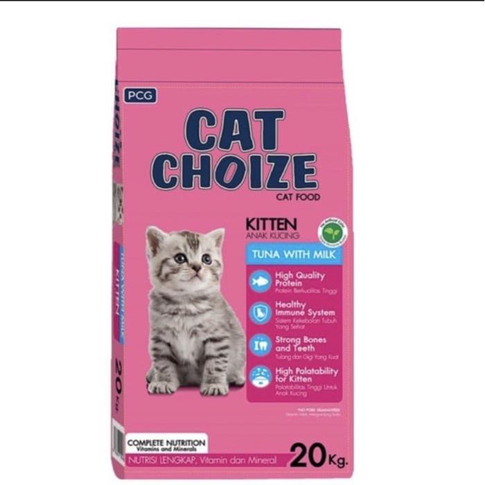 Gambar Makanan kucing Cat Choize Kitten TUNA MILK 20kg GRAB - GOJEK dari L - PETSHOP undefined Tokopedia
