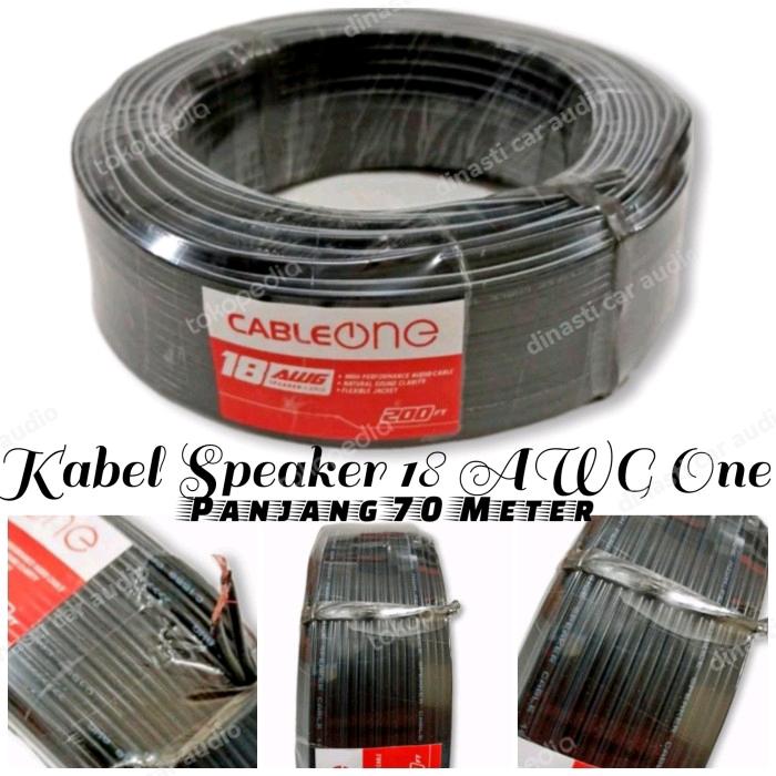 Gambar Kabel Speaker 18 GA ONE 200 FT - Long 70 Meter - Dinasti Audio dari Dinasti audio 13 undefined Tokopedia