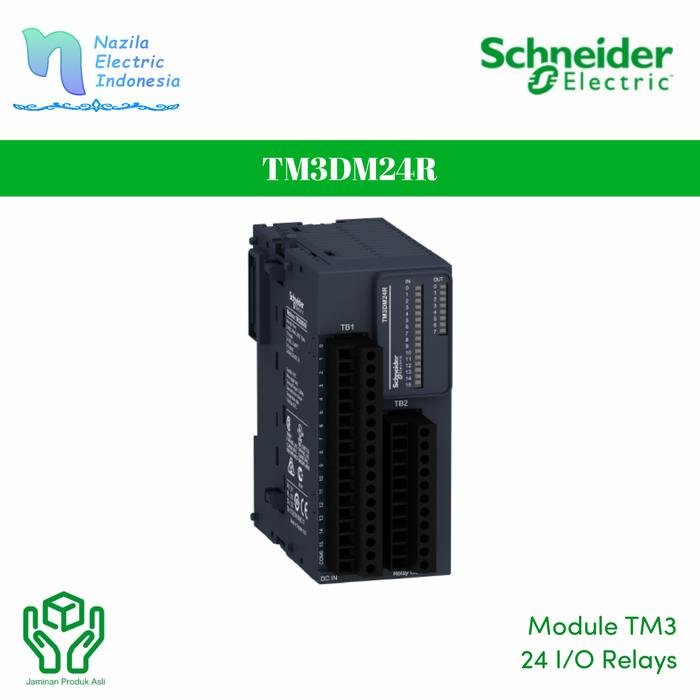 Promo Schneider Modicon TM3DM24R 24I/O Relays Module TM3 Original ...