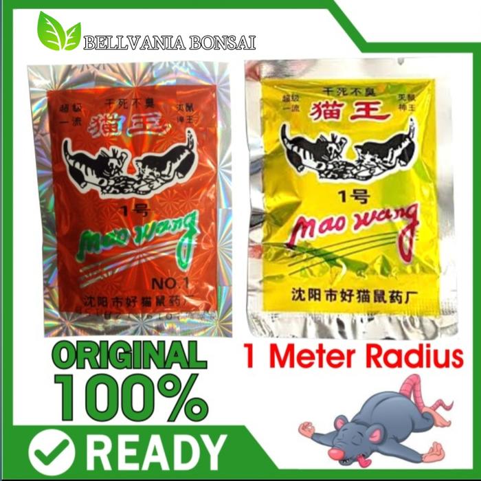Gambar Racun Tikus 5gr Pembasmi Hama Tikus Pest Control dari Bellvania Bonsai undefined Tokopedia