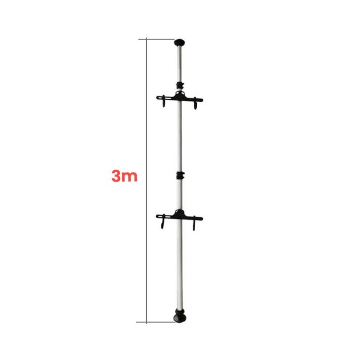 Gambar 4 Meter Gantungan Hanger Rak Sepeda Atap Ceiling Pole Bike MTB Lipat - 3M + 2 hanger dari OLYMFIT_NEW undefined Tokopedia