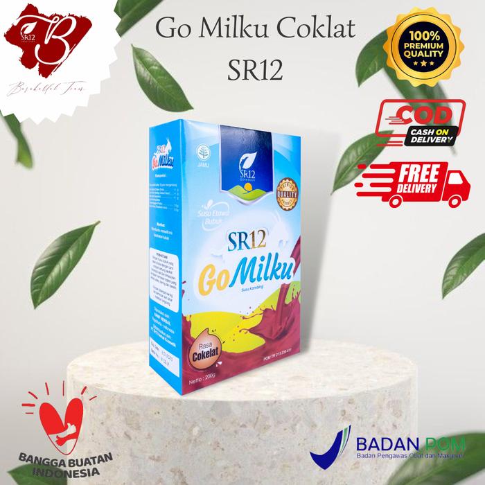 Gambar [BPOM] GO MILKU COKLAT SR12 SUSU KAMBING ETAWA HALAL - 200gr dari SR12 Herbal Distributor Citeureup undefined Tokopedia