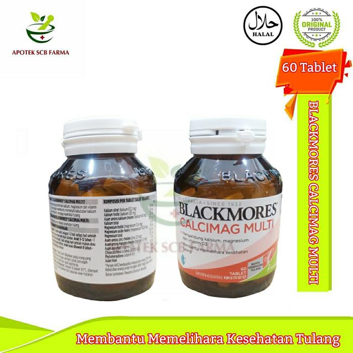 Gambar Blackmores Calcimag Multivitamin untuk Tulang dan Sendi -60 Tablet dari APOTIK SCB FARMA undefined Tokopedia