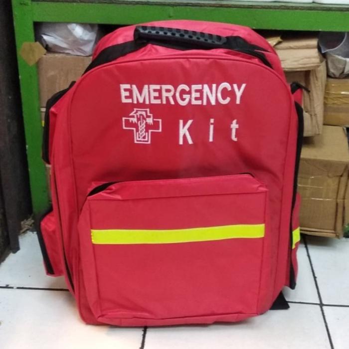 Gambar tas emergency kit ransel gendong Tas p3k Ransel dari winmed shop undefined Tokopedia