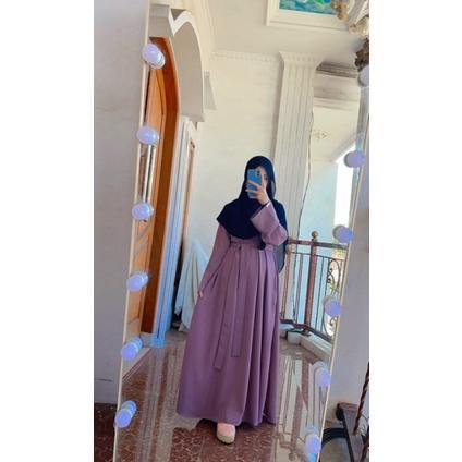 Gambar ABAYA TURKI BASIC - Mauve, M dari Ummu Janah undefined Tokopedia