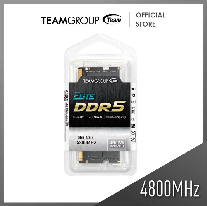 Gambar TEAMGROUP Memory Notebook DDR5 8GB 4800Mhz dari Foxhound undefined Tokopedia