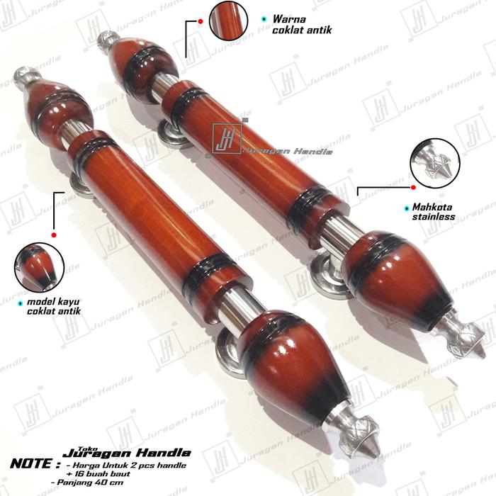 Gambar gagang pintu rumah set kunci 40 cm pegangan pintu minimalis tarikan - 2 handle, 40 cm dari juragan handle undefined Tokopedia