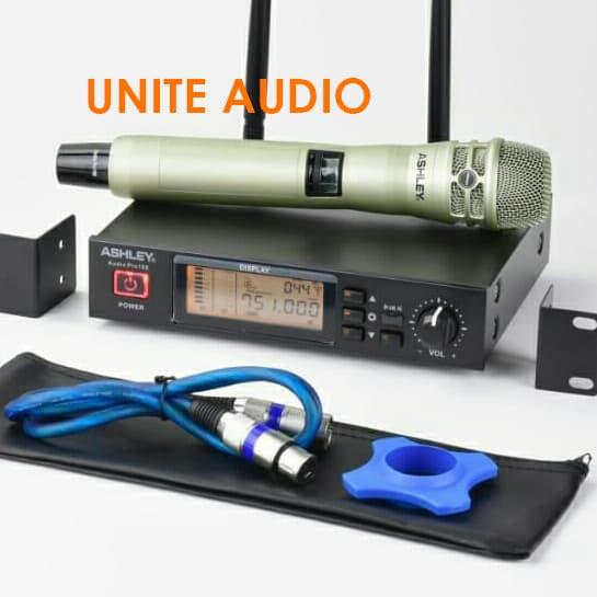 Gambar Mic Wireless ASHLEY PRO-188 PRO188 ASHLEY PRO 188 Single Mic Original dari Unite Audio undefined Tokopedia