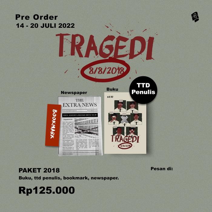 Jual Novel Tragedi 08/08/2018 / Keju/Penerbit Bukune [Original 100% ...