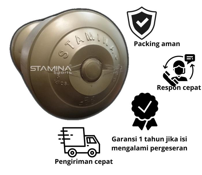 Gambar Dumbbell Plastik Stamina 6 Kg - 1 PCS dari Stamina Sports Indonesia undefined Tokopedia