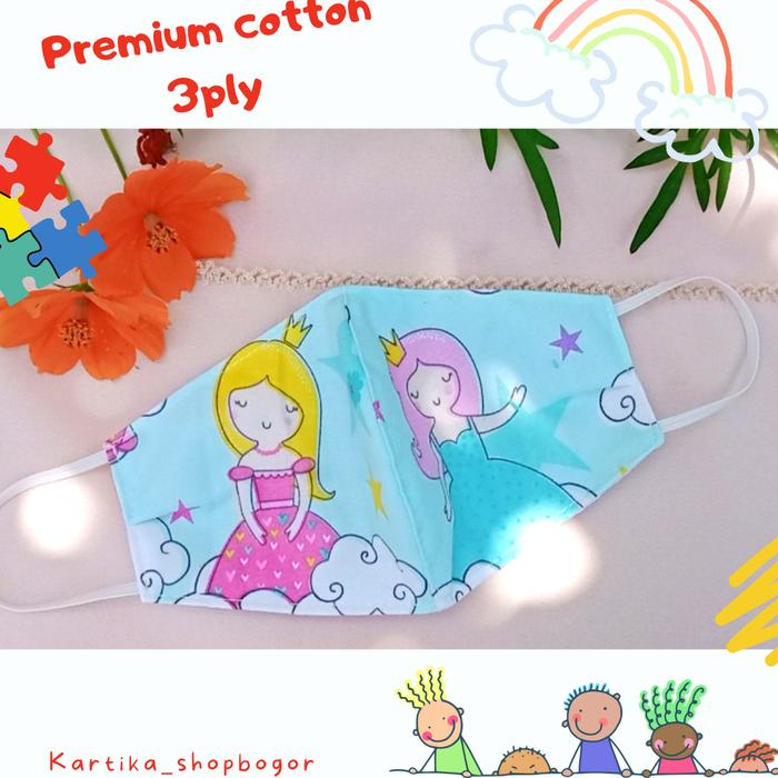 Gambar masker anak minnie mouse masker kain karakter 3ply minie pony katun premium hampers masker hijab anak karakter perempuan katun adem princess Disney - princess, S dari MLylo undefined Tokopedia
