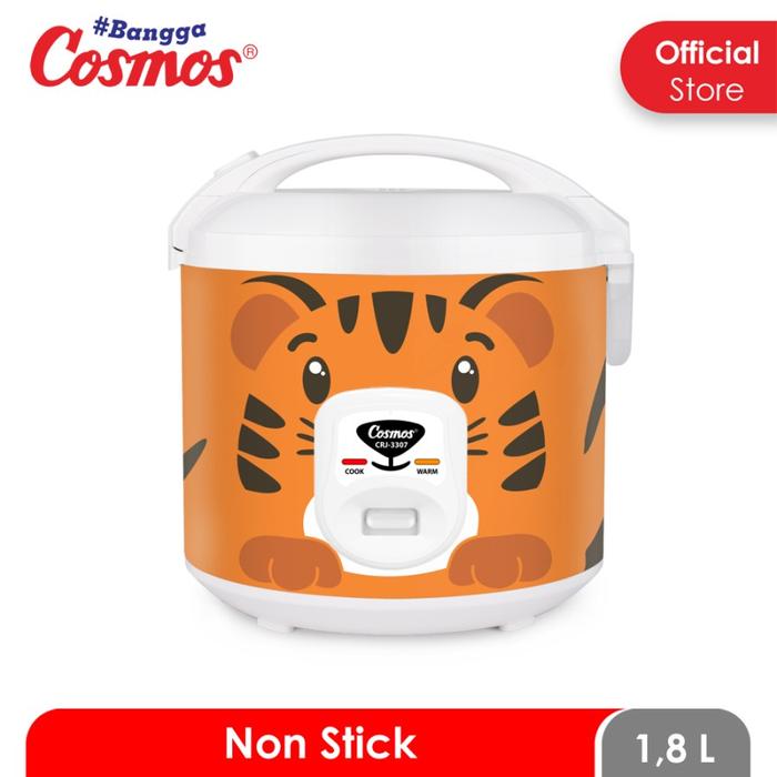 Gambar COSMOS RICE COOKER / MAGIC COM CRJ 3307 / CRJ-3307 FABELIA (1,8L) - TIGER HARIMAU dari MEGAH JAYA ELEKTRONIK undefined Tokopedia