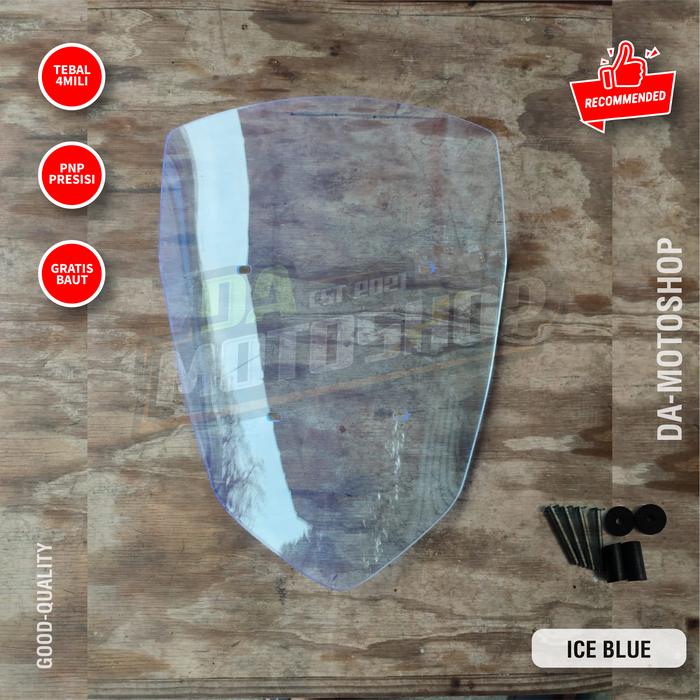 Gambar Windshield/Visor Yamaha Nmax All New Model Standar Tebal 4 Mili - Ice Blue dari DA Motoshop undefined Tokopedia