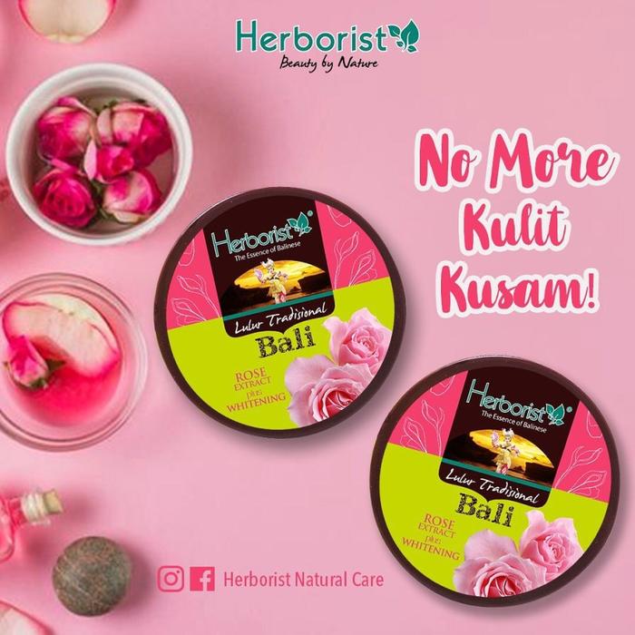 Gambar [BPOM] HERBORIST Lulur Tradisional Bali 100gr / 200gr - rose dari Gemas Romantis undefined Tokopedia