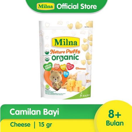 Gambar MILNA NATURE PUFFS ORGANIC CEMILAN SNACK BAYI RASA KEJU PISANG APEL - KEJU dari OddsOlShop undefined Tokopedia