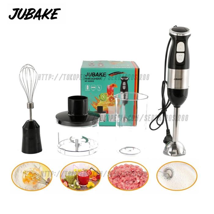 Gambar Jubake Hand Blender Portable Multifungsi Penggiling Juice Buah Daging - JUBAKE SET 8008 dari Serba grosir88 undefined Tokopedia