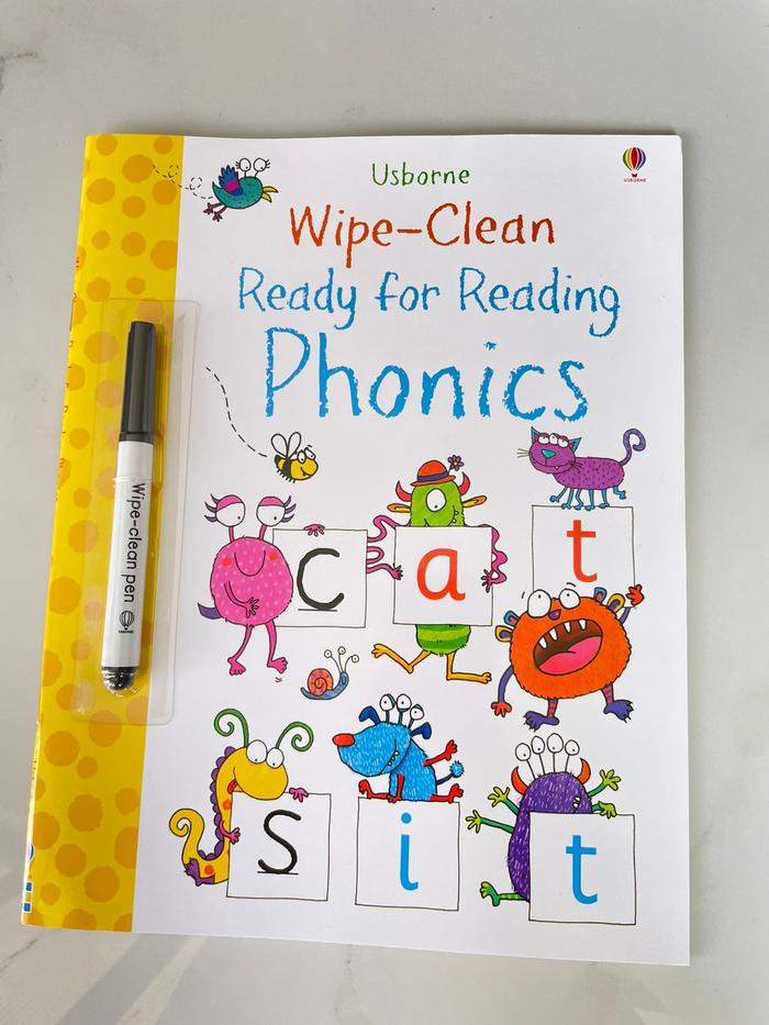 Gambar [Part 2] Usborne Wipe Clean Activity Book Buku Impor Edukasi Tracing - phonics dari My Own Flashcards undefined Tokopedia