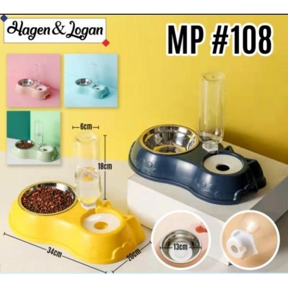Pet Feeder Mp108 Water Dispenser Stainless Bowl For Cat