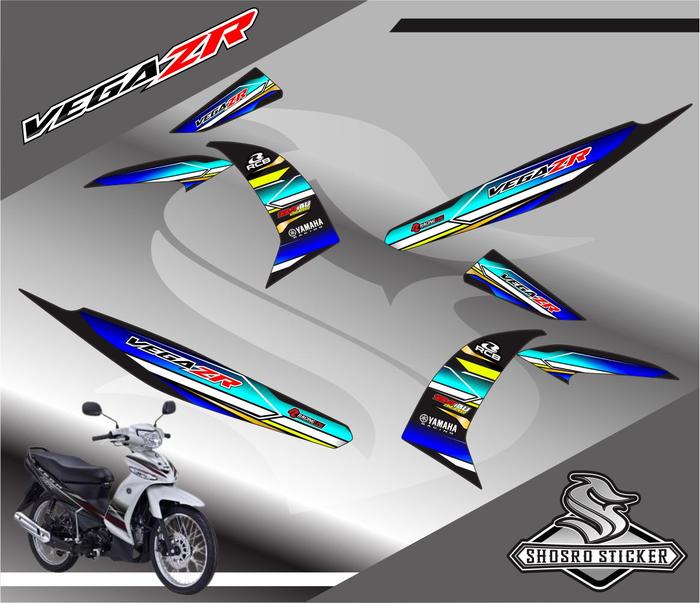 Gambar STRIPING\STICKER VARIASI MOTOR YAMAHA VEGA ZR VARIASI TERBARU12 dari MEGA STICKER undefined Tokopedia