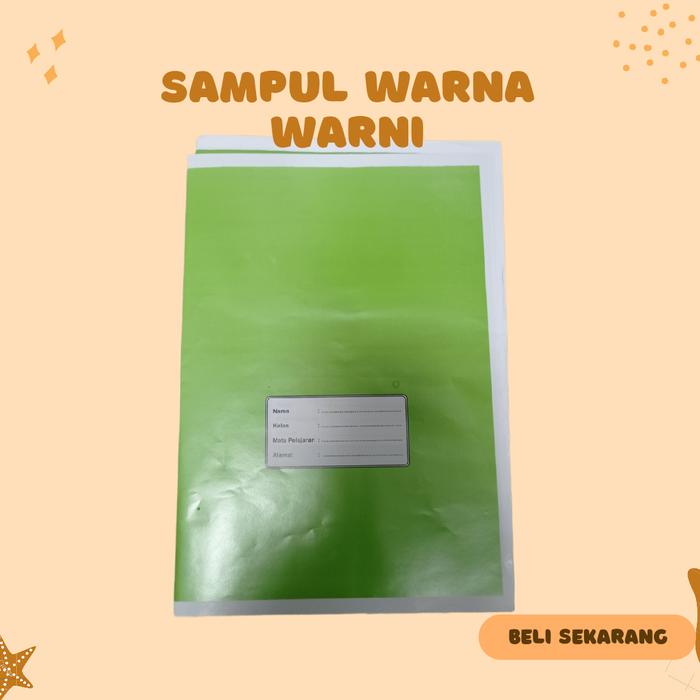 Gambar SAMPUL BERWARNA WARNI - SAMPUL SEKOLAH - SAMPUL BUKU ISI 40 - Hijau Muda dari Padang_Center undefined Tokopedia