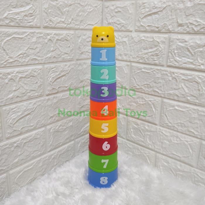 Jual Baby Stacking Cup Mainan Susun Menara Di Seller Velvet Store ...