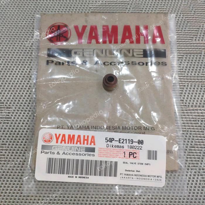 Gambar Seal Klep (54P-E2119-00) untuk Force FI - Jupiter Z1, Mio J - X Ride, Xeon RC - Aerox 125, Mio M3 - X Ride 125, Freego, Gear 125, Fazzio, Aerox 155 Old/New, Lexi, Nmax Old/New, X Max dari Sinar Sakti Jaya Abadi undefined Tokopedia