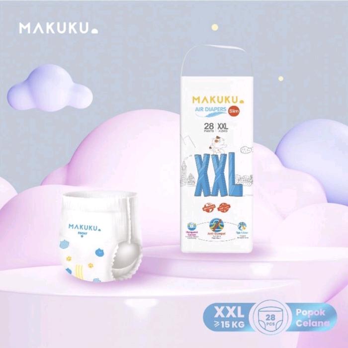 Gambar Makuku Air Diaper Pants - Popok SAP Anti Gumpal - SLIM XXL 28 dari Mivi Baby Shop undefined Tokopedia
