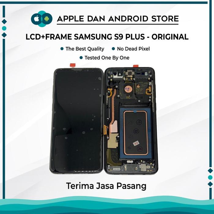 Gambar LCD SAMSUNG S9 PLUS + FRAME ORIGINAL - BLACK , OLED dari apple dan android store undefined Tokopedia
