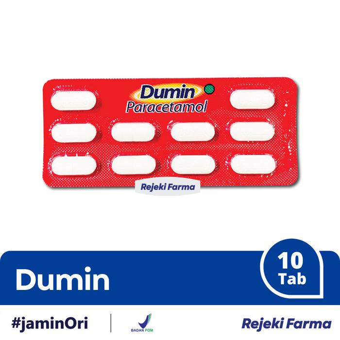 Gambar Dumin Paracetamol 1 strip isi 10 tablet dari Apotek Rejeki Farma -Melawai undefined Tokopedia