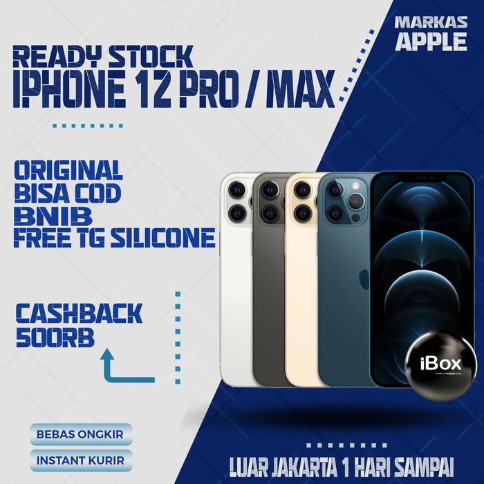 Gambar Apple iPhone 12 Pro 512GB 256GB 128GB - Pacific Blue Graphite Gold - 256GB INTER, PASIFIC BLUE dari MARKAS APPLE undefined Tokopedia