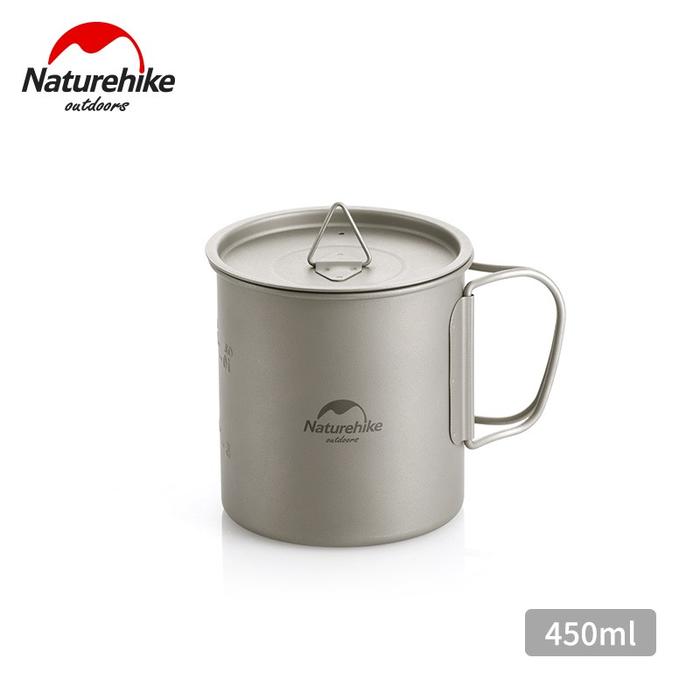 Gambar Gelas titanium naturehike NH20CJ005 cangkir titanium camping - 450ml dari NATUREHlKE GLAMPING undefined Tokopedia