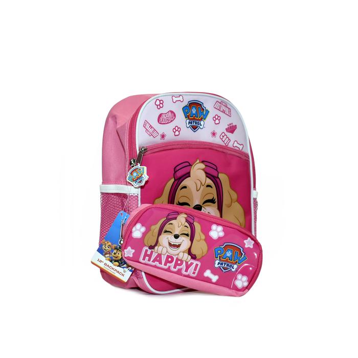 Gambar PAW PATROL Backpack Plus Pencase 12" 2in1 Skye Happy Face dari Arba World undefined Tokopedia