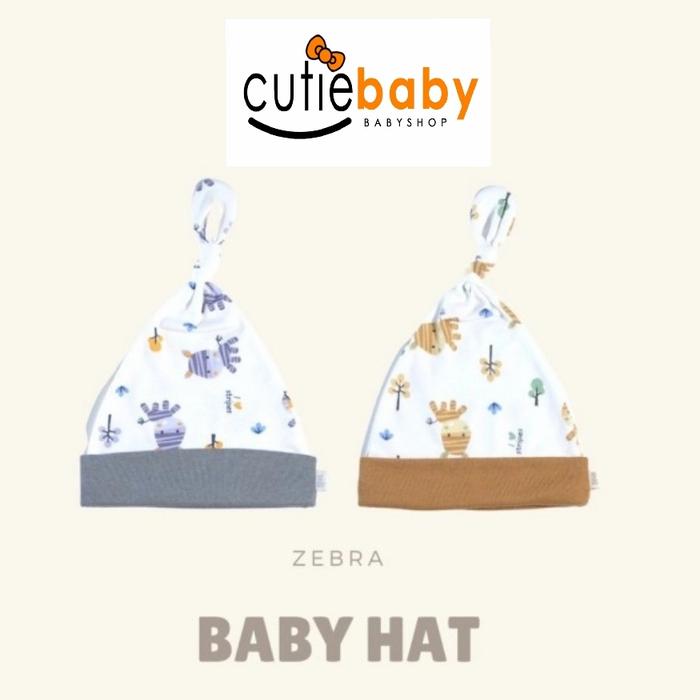 Jual NOVA BABY ZEBRA TOPI BAYI NEWBORN Abu-abu Kota Bandung
